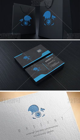 专业摄影与科技融合 广告公司Logo设计高清AI模板下载